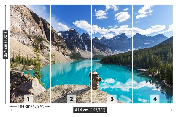 Fototapet Moraine Lake