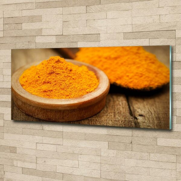 Tablou sticlă condiment turmeric