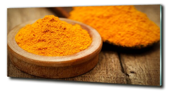 Tablou sticlă condiment turmeric