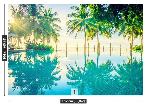 Fototapet Palms Pool