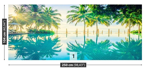 Fototapet Palms Pool