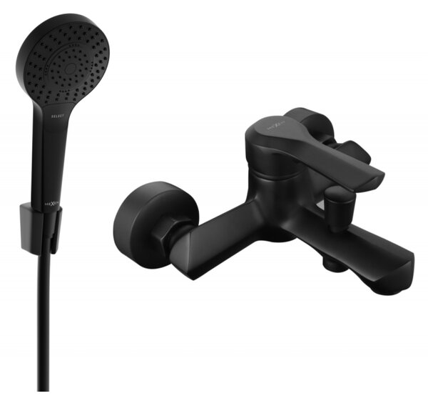 Mexen Sabre R05 baterie de baie cu set de duș, negru - 7213R05-70