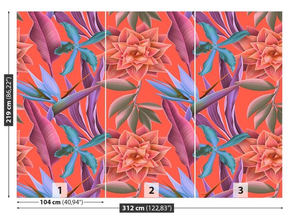 Fototapet Flori tropicale