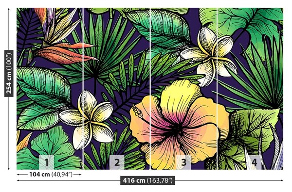 Fototapet Flori tropicale