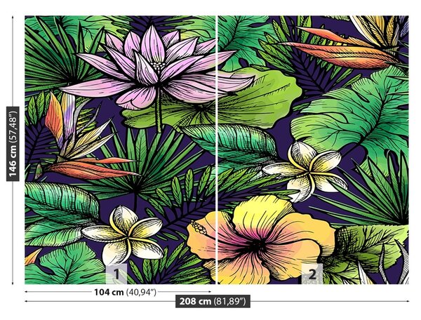 Fototapet Flori tropicale