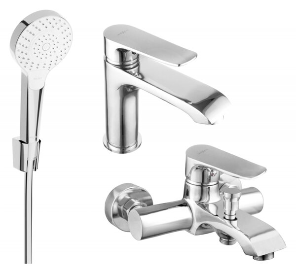 Mexen Pecos R05 set de baie, crom - 72703R05-00