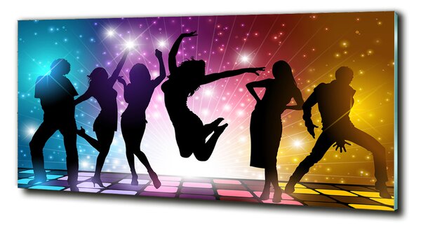 Tablou pe pe sticlă Discotecă