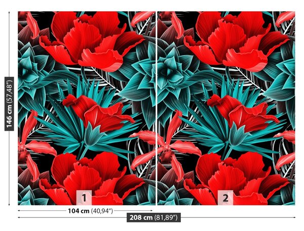 Fototapet Flori tropicale