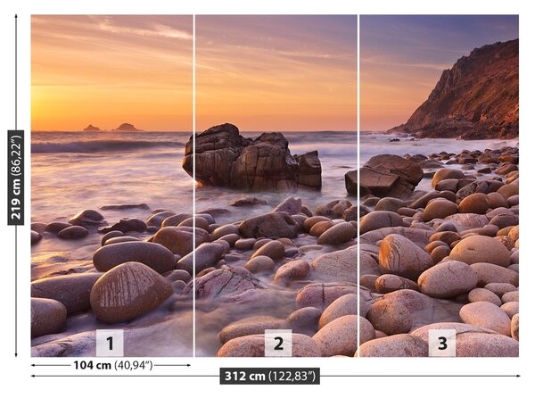 Fototapet Rocky Beach