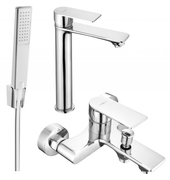 Mexen Royo R72 set de baie, crom - 72213R72-00