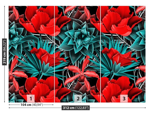 Fototapet Flori tropicale