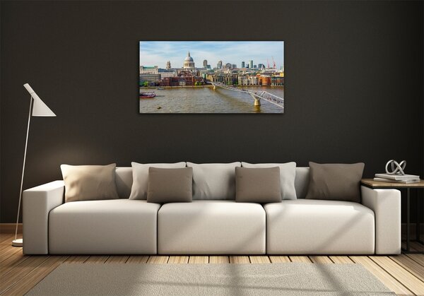 Tablou pe pe sticlă Thames Londra