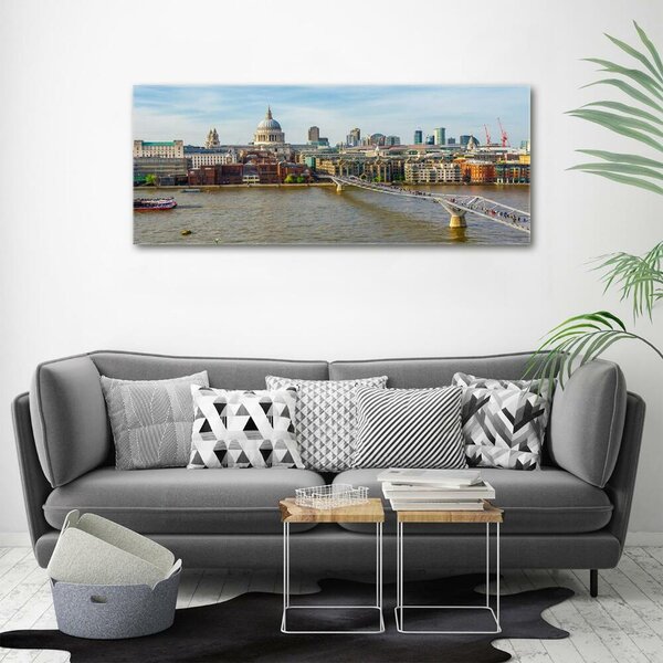 Tablou pe pe sticlă Thames Londra