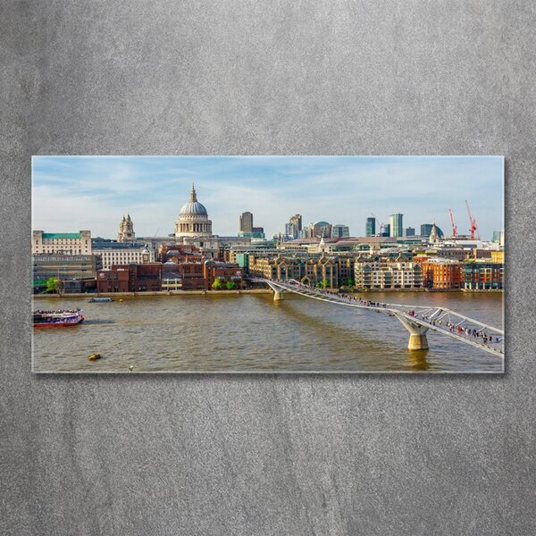 Tablou pe pe sticlă Thames Londra