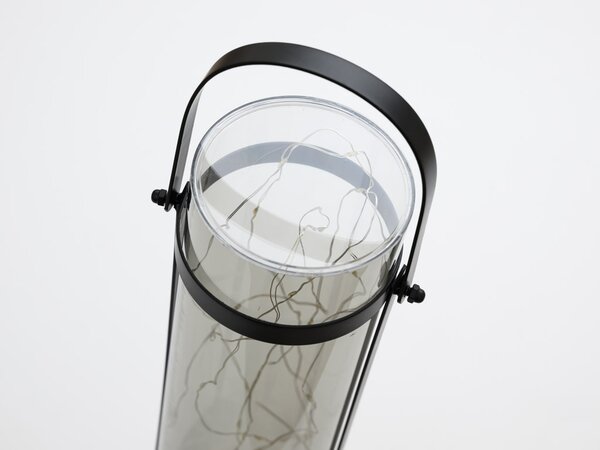Lampa solara LANTERN GREY 46 cm gri