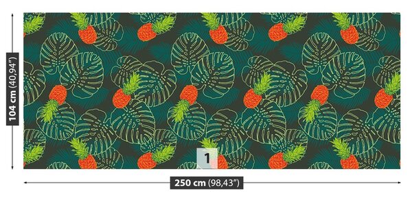 Fototapet Frunze de palmier Fructe