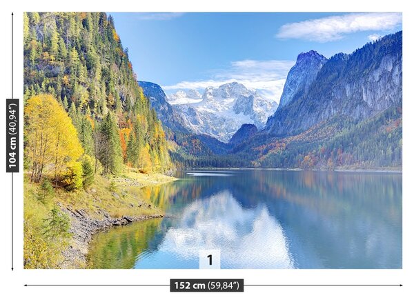 Fototapet Munții Lake