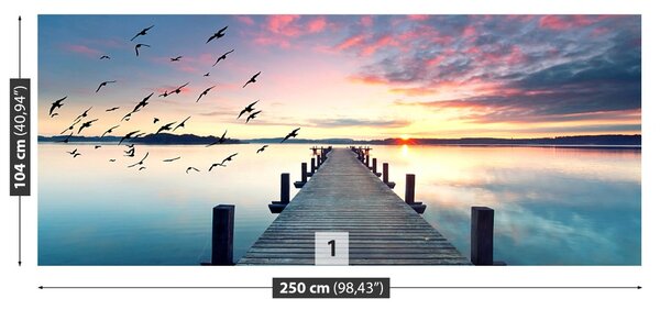 Fototapet Lake Pier