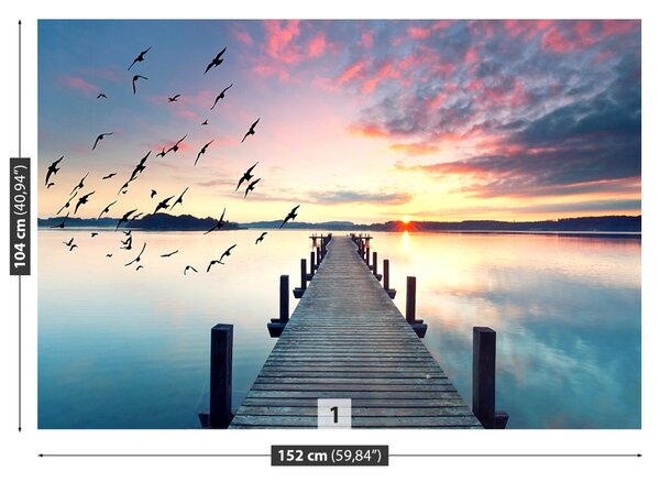 Fototapet Lake Pier