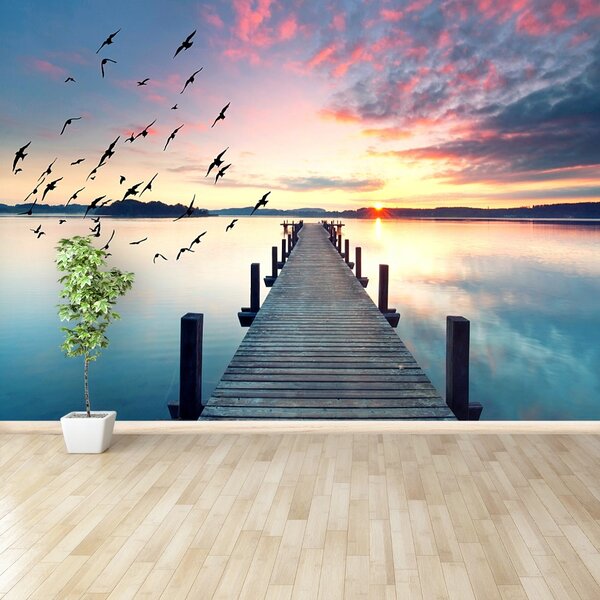 Fototapet Lake Pier