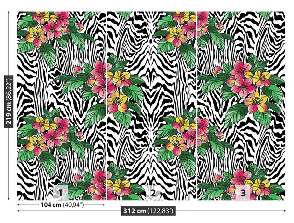 Fototapet Model floral