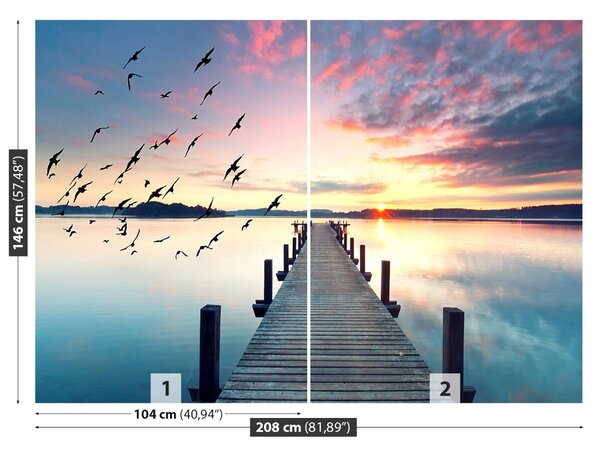 Fototapet Lake Pier