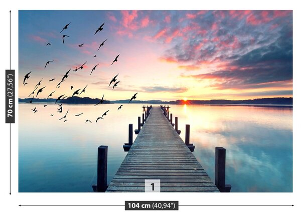 Fototapet Lake Pier