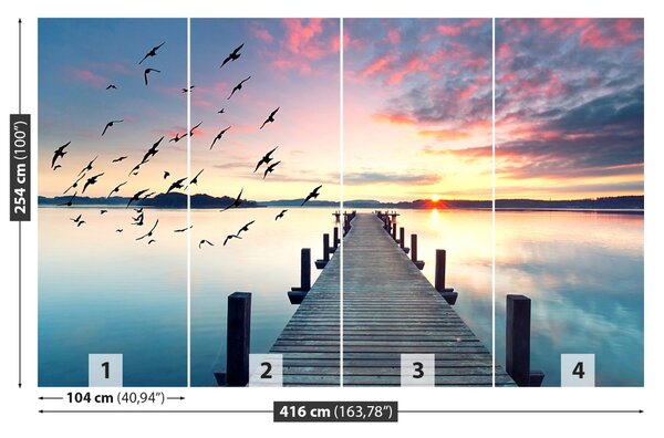 Fototapet Lake Pier