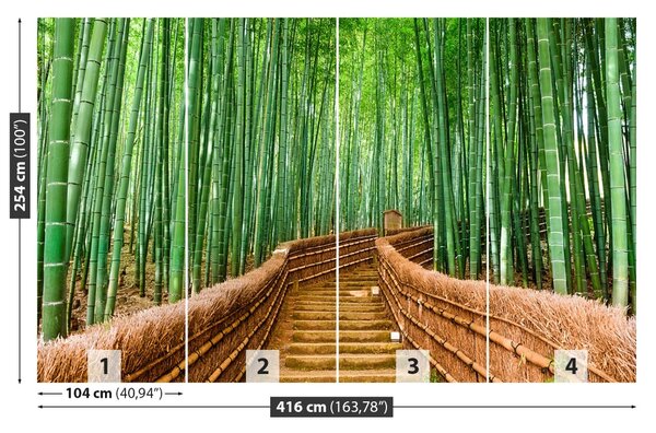 Fototapet Pădure de bambus