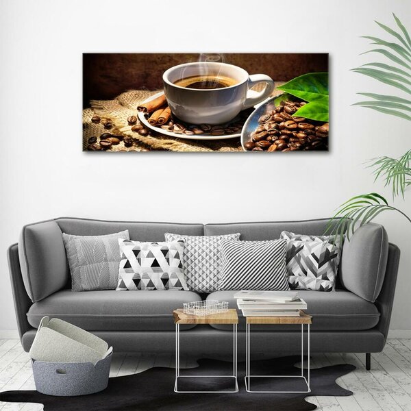 Tablou sticlă ceașcă de cafea