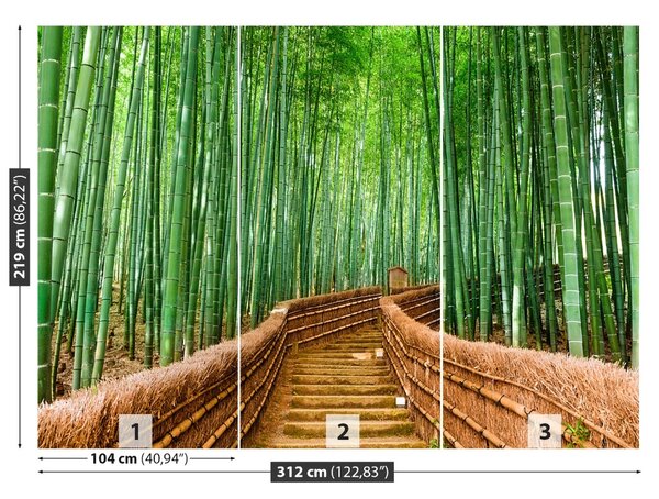 Fototapet Pădure de bambus