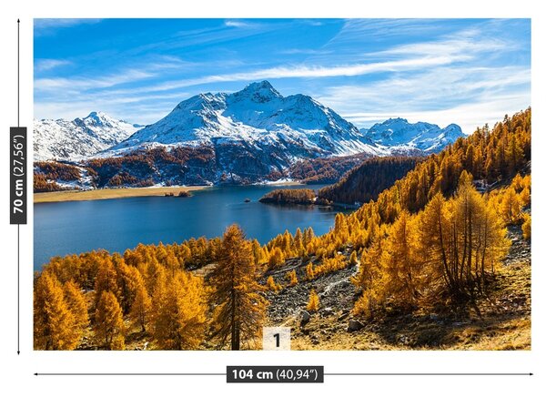 Fototapet Lacul din Alpii