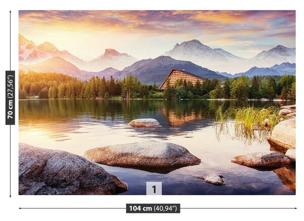 Fototapet Munții Lake