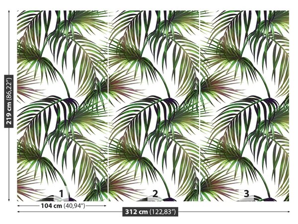 Fototapet Frunze tropicale