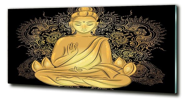 Tablou sticlă sitting buddha