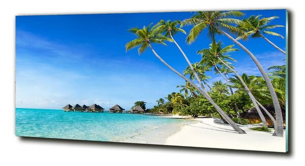 Fotografie imprimată pe sticlă Maldive