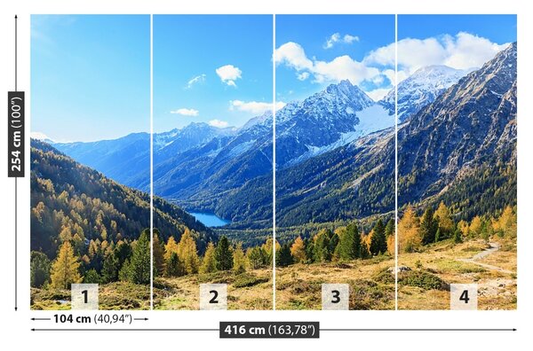Fototapet Munții Alpi
