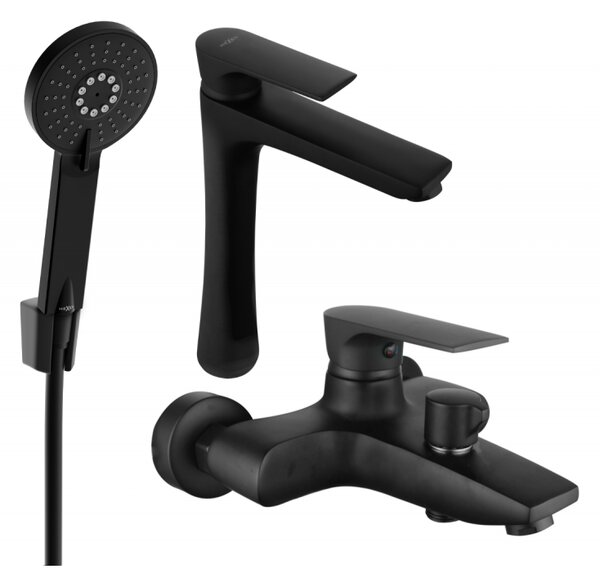 Mexen Axel R40 set de baie, negru - 73813R40-70