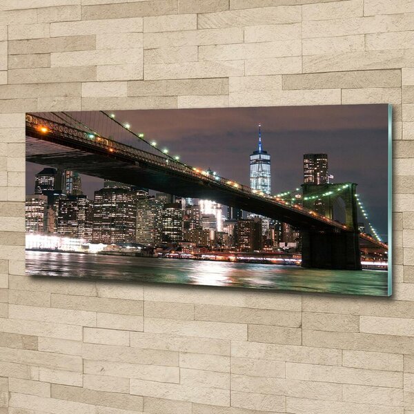 Fotografie imprimată pe sticlă Manhattan New York City