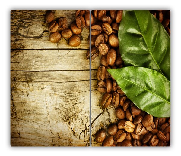 Tocator din sticla Cafea frunze de dafin