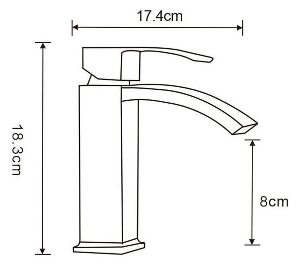 Mexen Libra R45 set de baie, negru - 745103R45-70