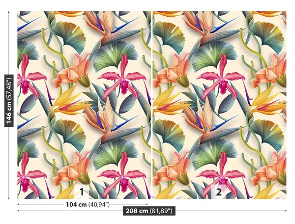 Fototapet Flori tropicale