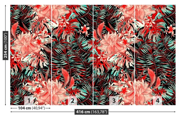 Fototapet Model floral