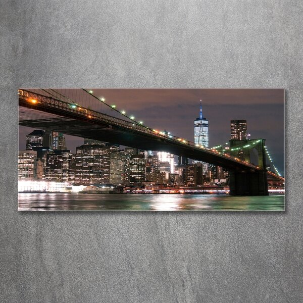 Fotografie imprimată pe sticlă Manhattan New York City