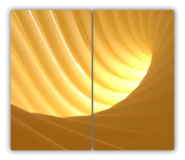 Tocator din sticla abstract Swirl