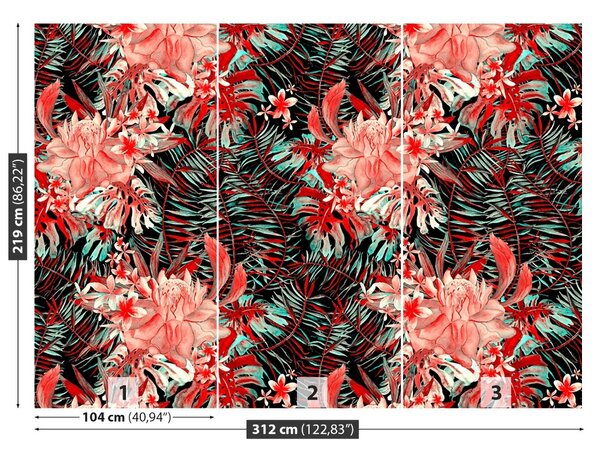 Fototapet Model floral