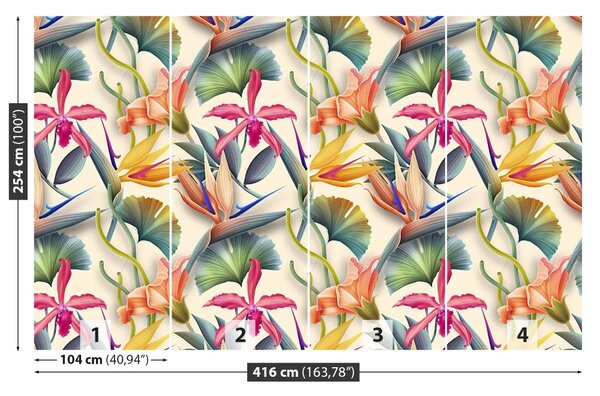 Fototapet Flori tropicale