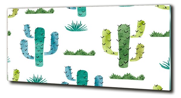 Tablou sticlă cactuși