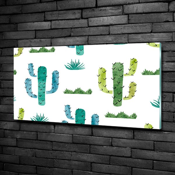 Tablou sticlă cactuși