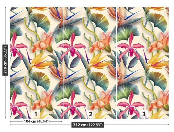 Fototapet Flori tropicale